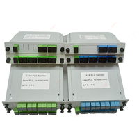 Boîtier de répartition optique PLC CaiLI en fibre optique, cassette SC UPC/APC 1x2/1x4/1x8/1x16 pour réseaux FTTH FTTB FTTX