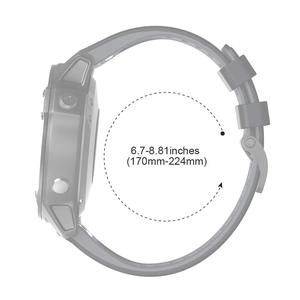 Correas de Reloj de Silicona Suave de 2 Tonos de Color Eraysun, Fáciles de Colocar, Repuesto para Garmin Fenix 6/Fenix 6 Pro/Forerunner <span class=keywords><strong>935</strong></span>/Fenix 5 Plus - Product Image 6