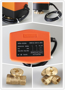 Winvall đơn vị cuộn dây Quạt 220VAC 2 cách 3 cách đồng thau bóng van động cơ hoạt động thiết bị truyền động Điện On/Off kiểm soát cơ giới bóng van - Product Image 5