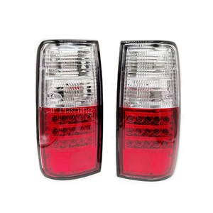 LED Daytime Running Tail <b>Light</b> for Toyota LC80 FJ80 90-02 <b>Projector</b> Assembly Pair Black Housing Clear Lens Set - Product Image 1