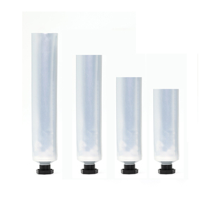 30ml 50ml 60ml 80ml 100ml offene ABL-Verpackung silbrig Aluminium Kunststoff Achteckige Kappe Unversiegelter Schwanz Squeeze Tube Open End Tube