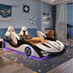 <strong>Kids</strong>' <strong>Car</strong> <strong>Beds</strong> High Quality Bedroom Furniture LED Light Child <strong>Kid</strong> Race <strong>Car</strong> <strong>Bed</strong> <strong>for</strong> <strong>Kids</strong> Boy <strong>Beds</strong> with Music - Product Image 2