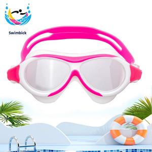 Lunettes de natation pour enfants - Cadre en caoutchouc détachable, verres en polycarbonate, étanches et anti-buée, fabriquées en silicone - Product Image 6