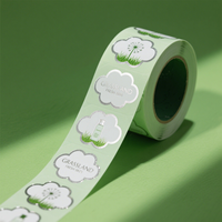 Stiker Label botol gulung Logo Label cetak stiker Printer mesin cetak stiker warna gulungan Label kode batang termal