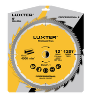 LUXTR Lame de scie 12 pouces pour couper l'aluminium pour scie à onglets et scie de table