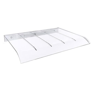 Abri de porte moderne en polycarbonate durable avec fenêtre <span class=keywords><strong>invisible</strong></span>, protection UV, couverture de patio extérieur, abri solaire résistant aux intempéries - Product Image 2