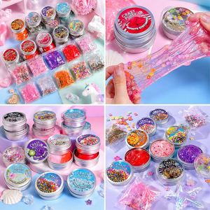Juguete de Slime Transparente con Aroma a Frutas, Gelatina Colorida, Elástica y Suave, Regalo de Cumpleaños para Niños, Mini Caja Metálica para Tiendas - Product Image 2