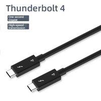 Cable de velocidad rápida 40Gbps active usb c TBT, nuevo diseño, 4 cables con 100w para estación de acoplamiento