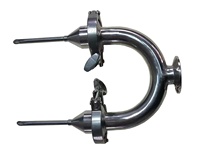 Machine de remplissage Double tête noyau Injection aiguille crème pain beurre Machine de remplissage automatique Croissant bouffée remplissage injection