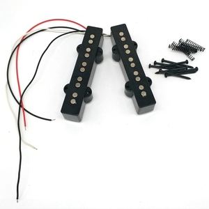 Micro électrique noir pour guitare, <span class=keywords><strong>5</strong></span> <span class=keywords><strong>cordes</strong></span>, pièces de guitare, accessoires, Instruments de musique - Product Image 2