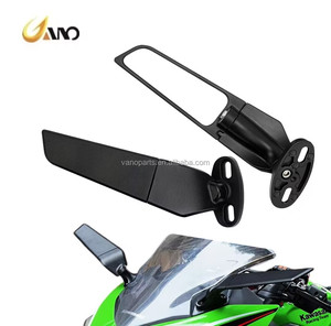 WANOU <span class=keywords><strong>NINJA</strong></span> 400 <span class=keywords><strong>650R</strong></span> rétroviseurs latéraux de moto rétroviseur d'aile de vent - Product Image 1