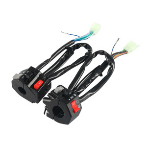 Motorcycle Handlebar <b>Switch</b> Assembly 9-Way <b>Plug</b> In Light <b>Switch</b> For Street Motorcycle Left Side Replacement - Product Image 5