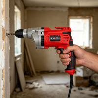 Perceuse électrique filaire 220V, moteur à balais multifonction 850W, outil électrique portatif pour la construction et le bricolage domestique