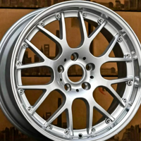 Jantes en alliage d'aluminium forgé de 17 à 20 pouces, finition brillante, multi-branches, compatibilité universelle pour voitures particulières et SUV, garantie de 3 ans