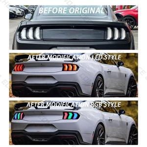 Assemblage de Feux Arrière RGB pour Voiture pour <span class=keywords><strong>Ford</strong></span> <span class=keywords><strong>Mustang</strong></span> 2015-2023 avec Clignotant Séquentiel, Feux Arrière <span class=keywords><strong>Mustang</strong></span> de 6e Génération 15-23 - Product Image 2