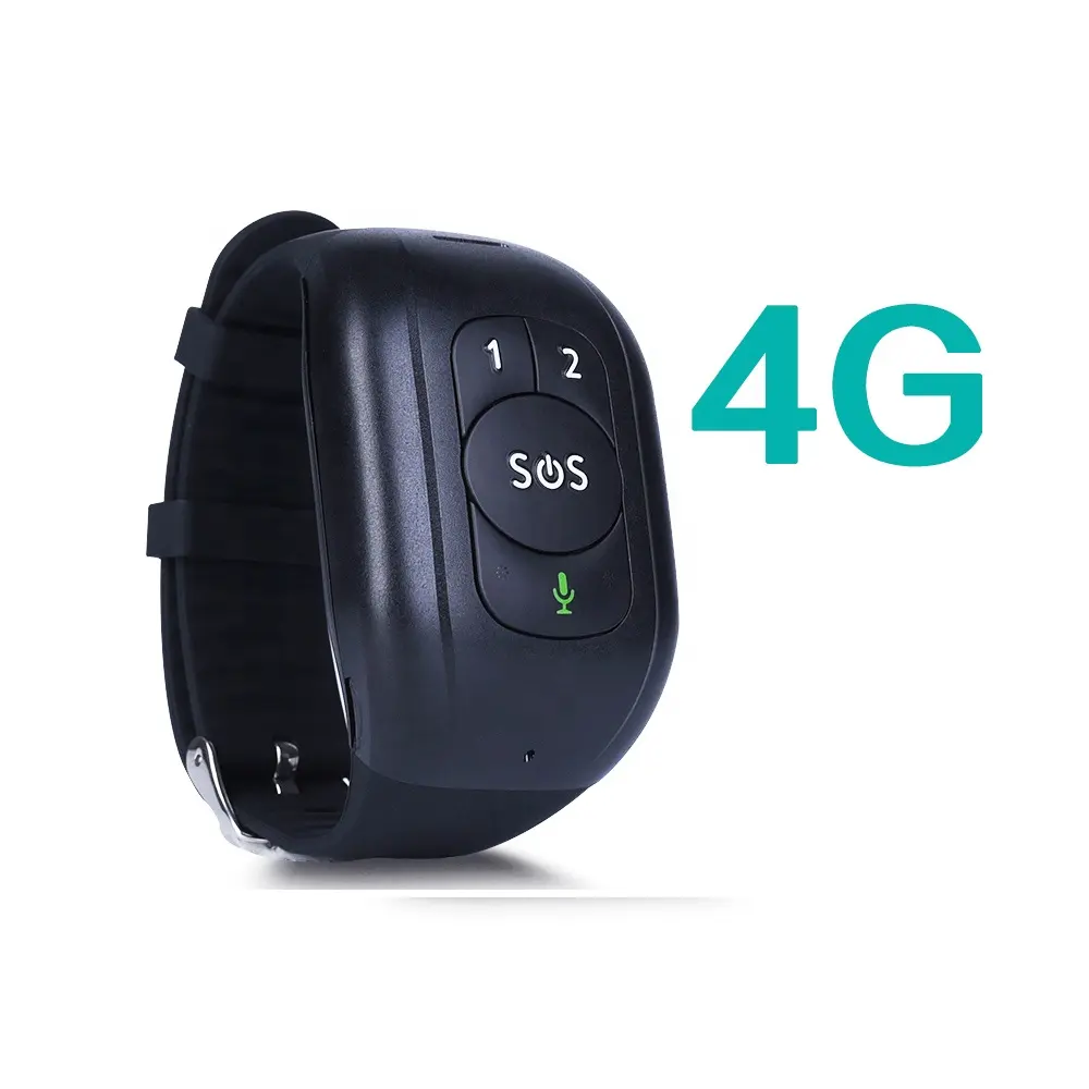 4G Lte Persoonlijke Gps Sos Polsbandje Paniekknop Voor Call Met Thermometer En Fall Alarm Armband Voor Ouderen Met dementie