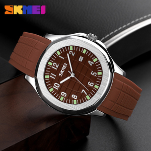 Montre-bracelet classique pour homme, design élégant, étanche 3 ATM, mouvement japonais, bracelet en silicone, montre à quartz avec logo personnalisé OEM, vente en gros à prix avantageux - Product Image 1