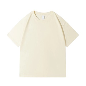 T-shirts personnalisés avec logo imprimé, TKAN52Z, pour hommes, 100% coton, épaules tombantes, coupe ample, streetwear, t-shirts unis - Product Image 1