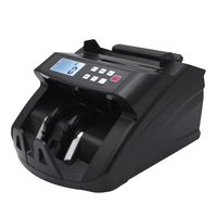 GR-2108 Dernier best-seller Compteuse de billets multi-devises avec détection MT, écran LCD, double moteur, noir, 1000 pièces/min, trémie 200 pièces
