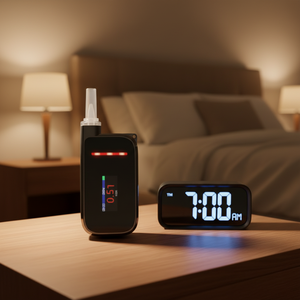 เครื่องตรวจวัดแอลกอฮอล์แบบพกพา H3 พร้อมแบตเตอรี่ในตัว ได้รับการรับรองมาตรฐาน CE/FCC/ROHS สำหรับใช้ในบ้านและงานปาร์ตี้ - Product Image 3