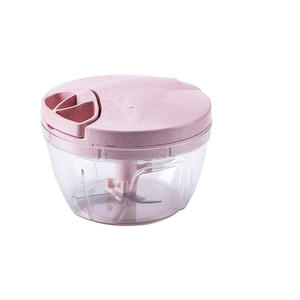 Picadora manual de alimentos con cuerda, cortador de ajo, cebolla y verduras, rebanador de verduras, picadora de frutas y frutos secos - Product Image 5