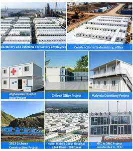 豪华两层可拆卸集装箱房屋厂家直销预制住宅可重复使用临时安置 - Product Image 4