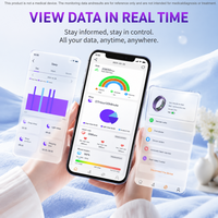 Anillo Inteligente de Salud, Resistente al Agua, Monitor de Ritmo Cardíaco, Monitor de Sueño, Control por Gestos con IA, Aplicación, Contador de Calorías, Modos Deportivos, Dispositivos Portátiles de Acero