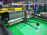 Machine à strass multicolore entièrement automatique 16x24 Machine à strass Hotfix Press Machine à secouer les strass à double plaque