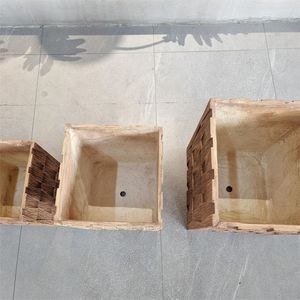 Magnesia antica <span class=keywords><strong>grande</strong></span> <span class=keywords><strong>giardino</strong></span> fioriera lungo tubo vaso di fiori casa e vivaio arredamento Stock per giardini - Product Image 4