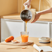 Machine à lait de soja multifonctionnelle à commande tactile, mixeur en acier inoxydable 304, pas de pré-cuisson ni de filtre requis, sert 4 personnes