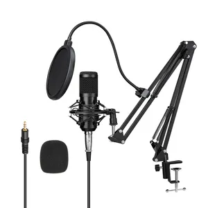 JAYETE BM800X com fio microfone condensador para transmissão ao vivo