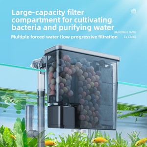 Sistem Sirkulasi Air Terjun Filter Akuarium Plastik Tiga-dalam-Satu Pompa Pemurnian dan Oksigenasi Air Akuarium - Product Image 4
