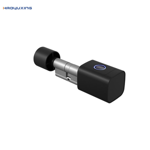 ヨーロッパ規格ロックシリンダーデジタルハンドルTuyaスマートロックドアノブ、最大60mmのドア厚に対応 - Product Image 1