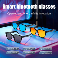 Lunettes intelligentes tout-en-un GS08 avec traduction IA, audio Bluetooth, appels mains libres et déclencheur de caméra à distance. Cadre léger