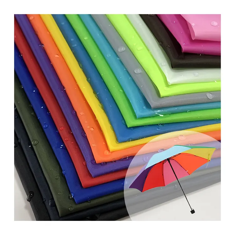Fabrik preis Ripstop 380t 100% Nylon Taft Stoff für Zelt Wasserdichtes 210t Nylon Taft Stoff für Regenschirm