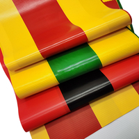 Bâche de terrasse rayée en PVC, rouleau de bâche rayée pour fenêtre, porte, pare-soleil, abri