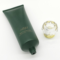 Tube cosmétique en aluminium-plastique tuyau PE 19 diamètre 120g nettoyant conditionneur tube de crème pour les mains couvercle de galvanoplastie