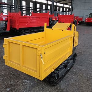 Venta directa de fábrica, cargador de oruga pequeño de 1 tonelada, camión volquete de alto ángulo, vehículo de transporte, <span class=keywords><strong>Mini</strong></span> volquete hidráulico sobre orugas - Product Image 5