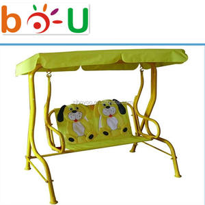 Balançoire pour enfants au design coloré personnalisé Ensemble de meubles de salon suspendus à baldaquin pour enfants - Product Image 3