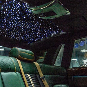 Kit de Luces LED RGB de 12V para Techo de Auto, Diseño Romántico DIY, Efecto de Estrellas Centelleantes y Meteoro, para Limusina/SUV, Fibra Mixta - Product Image 6