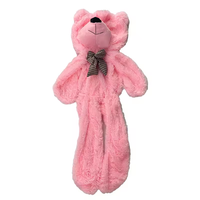 Kulit Boneka Beruang Teddy Tanpa Isi Harga Murah, Kulit Boneka Beruang dengan Pita, Boneka Beruang Kulit Lembut Custom