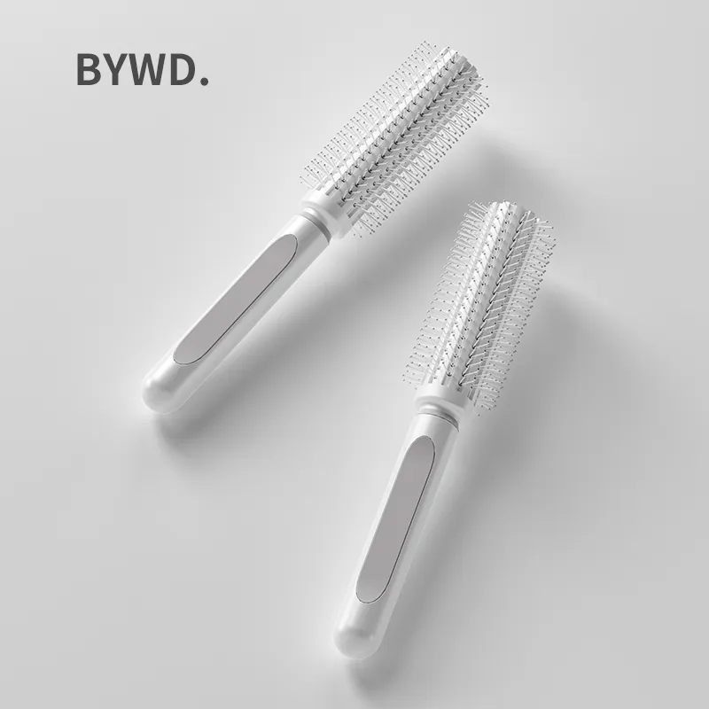 BYWD sisir rol penata rambut anti-statis, sisir rol rambut bentuk rambut ABS sisir keriting silinder