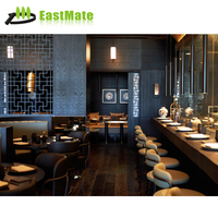 Ensembles de meubles / tables et chaises de café, table à manger en bois, design moderne et solide, sur mesure pour les restaurants commerciaux