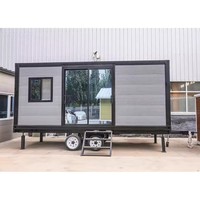 Cabine de luxe, maison mobile, mini-caravane, conteneur habitable sur roues