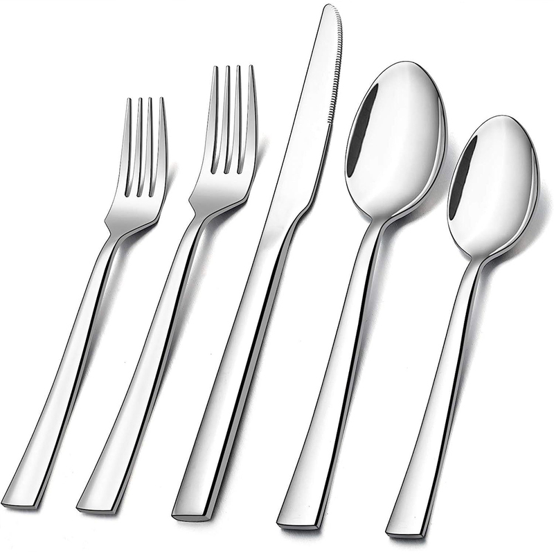 Wholesale 20Pcs Cutlery Set Square Handle