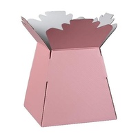Flower Packaging Paper Gift Box Florist Bouquet Corrugated Cardboard Living Vase Flower Boxes for Bouguets UK Flower Paper Box
