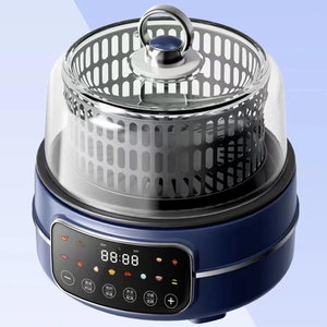 Friteuse à air électrique multifonctionnelle 4-en-1 avec écran LCD, cuisinière vapeur sans huile pour usage domestique - Product Image 4