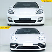 Ventes d'usine : Kit carrosserie Panamera 2010-2016 970, phares avant, calandre, feux de jour DRL, mise à niveau 971.2, style Turbo S, kits carrosserie pour Porsche