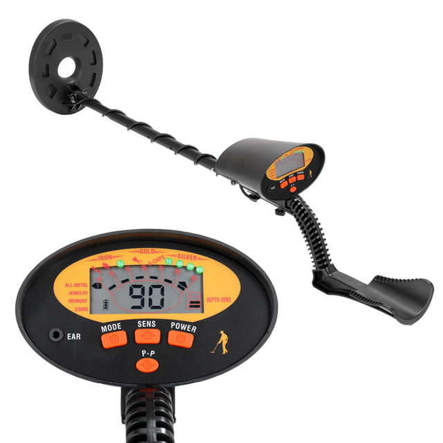 MD900 High Sensitivity Portable Easy Installation Underground Metal Detector Jewelry Treasure Gold 4 Modes 10-150cm Detection