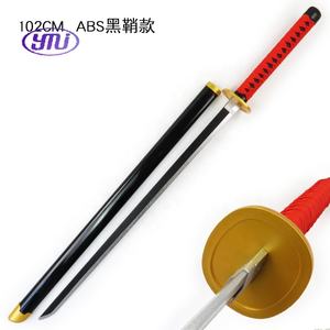 100CM Kaedehara <span class=keywords><strong>Kazuha</strong></span> ABS Inazuma Anime espada de madera <span class=keywords><strong>Cosplay</strong></span> Prop envolviendo relámpago - Product Image 2